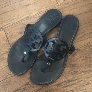 Tory Burch Black Miller Sandals